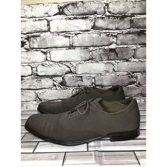 Mark Nason Dress Knit Oxford Gray Taupe Comfort Casual Walk Shoes Women Sz 12M - Picture 10 of 16